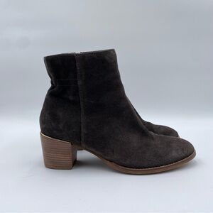Crevo Women’s 9.5 Charcoal Suede Alannah Ankle Boots